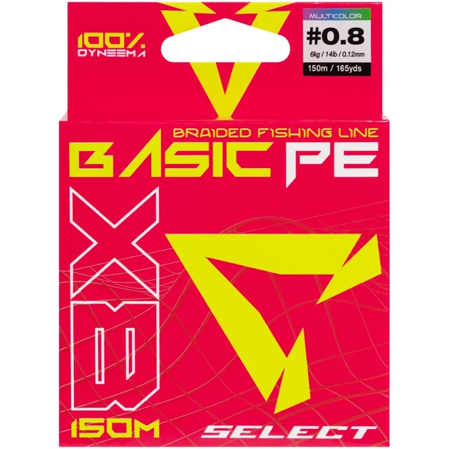 Шнур Select Basic PE 8X Multicolor 150m #0.8/0.12mm 14lb/6kg - Фото 2 Шнур Select Basic PE 8X Multicolor 150m #0.8/0.12mm 14lb/6kg - изображение 2