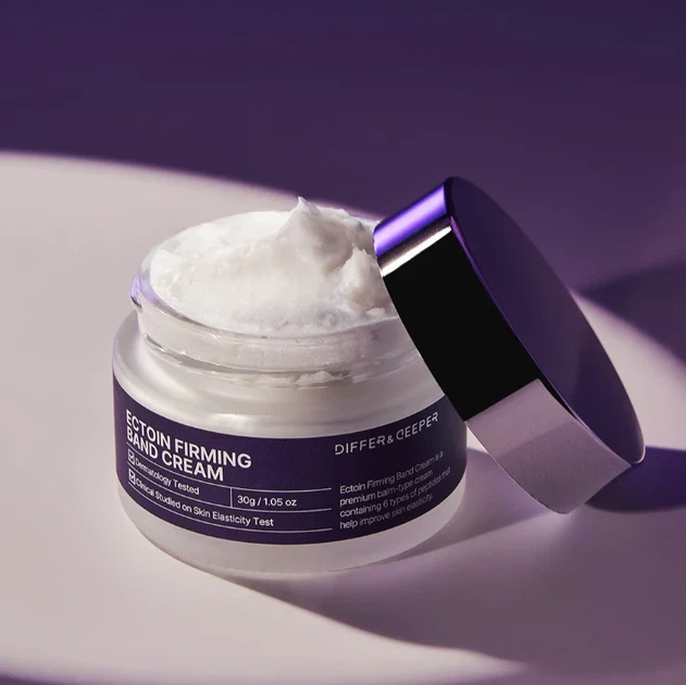 Антивіковий крем для обличчя з ектоїном Differ & Deeper Ectoin Firming Band Cream 30 г - зображення 2