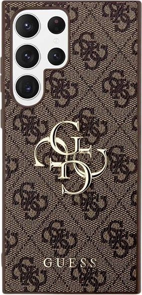 Панель Guess 4G Big Metal Logo для Samsung Galaxy S24 Ultra Brown (GUHCS24L4GMGBR) - зображення 2