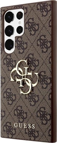 Панель Guess 4G Big Metal Logo для Samsung Galaxy S24 Ultra Brown (GUHCS24L4GMGBR) - зображення 3