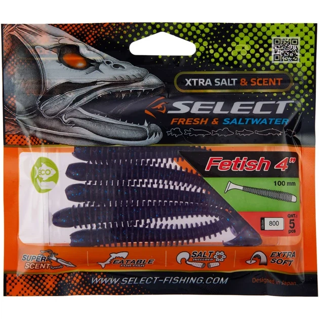 Силикон Select Fetish 4" #800 (5 шт/уп) - изображение 2