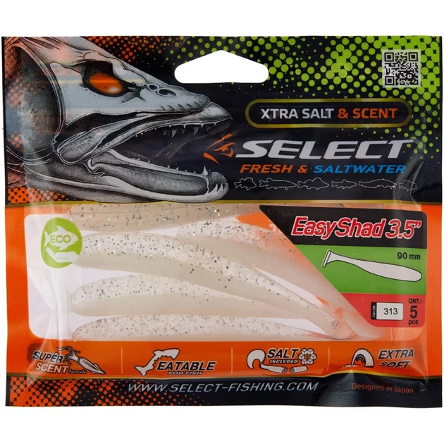 Силікон Select Easy Shad 3.5" #313 (5 шт/уп) - зображення 2