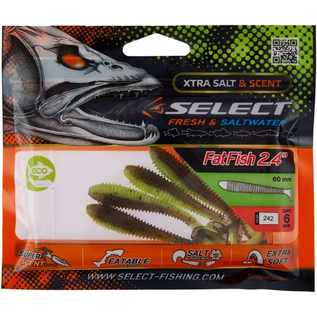 Силикон Select FatFish 2.4" #242 (6 шт/уп) - изображение 2