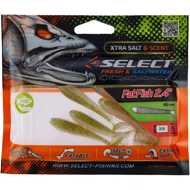 Силикон Select FatFish 2.4" #308 (6 шт/уп) - изображение 2