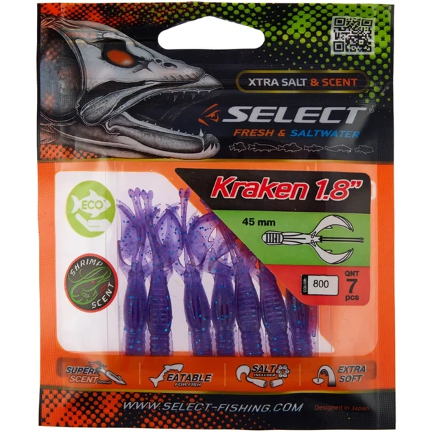 Силікон Select Kraken 1.8" #800 (7 шт/уп) - зображення 2