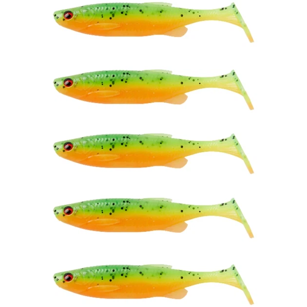 Силикон Savage Gear Fat Minnow T-Tail 90mm 7.0g Firecracker (5 шт/уп) - Фото 1 Силикон Savage Gear Fat Minnow T-Tail 90mm 7.0g Firecracker (5 шт/уп) - изображение 1