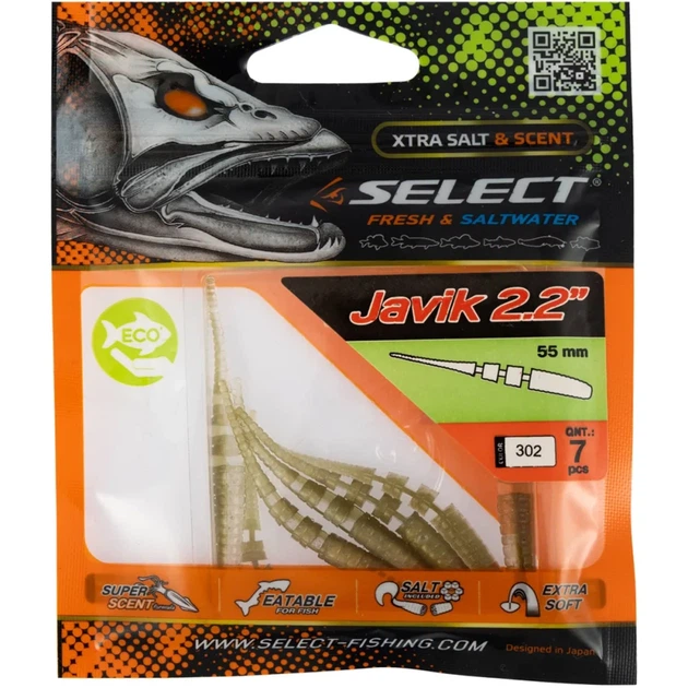 Силикон Select Javik 2.2" #302 (7 шт/уп) - Фото 2 Силикон Select Javik 2.2" #302 (7 шт/уп) - изображение 2