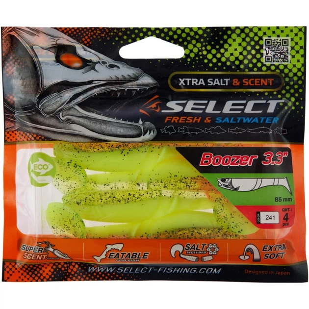 Силикон Select Boozer 3.3" #241 (4 шт/уп) - изображение 2