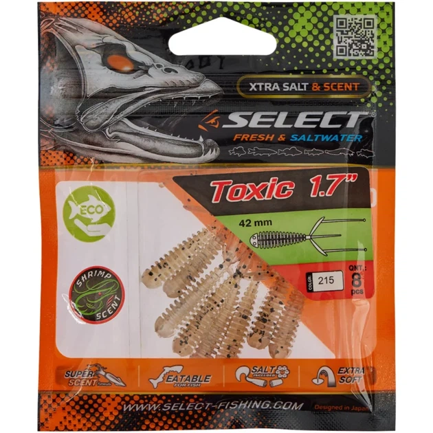 Силикон Select Toxic 1.7" #215 (8 шт/уп) - изображение 2