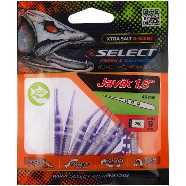 Силикон Select Javik 1.8" #280 (9 шт/уп) - Фото 2 Силикон Select Javik 1.8" #280 (9 шт/уп) - изображение 2