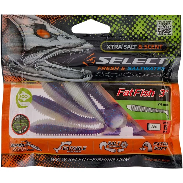 Силикон Select FatFish 3" #280 (6 шт/уп) - изображение 2