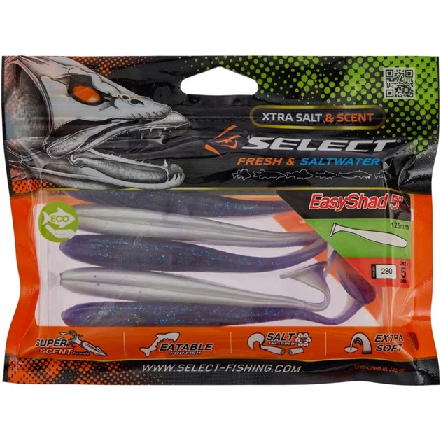 Силикон Select Easy Shad 5" #280 (5 шт/уп) - Фото 2 Силикон Select Easy Shad 5" #280 (5 шт/уп) - изображение 2