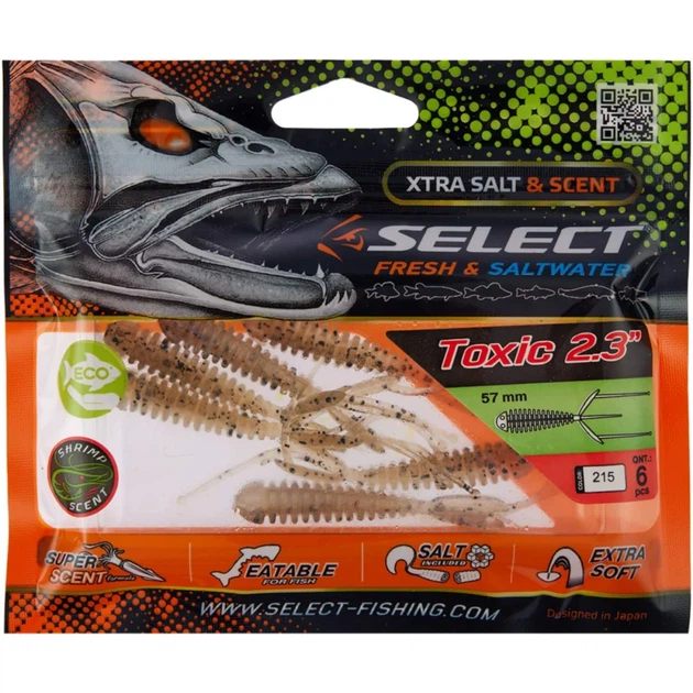 Силикон Select Toxic 2.3" #215 (6 шт/уп) - изображение 2