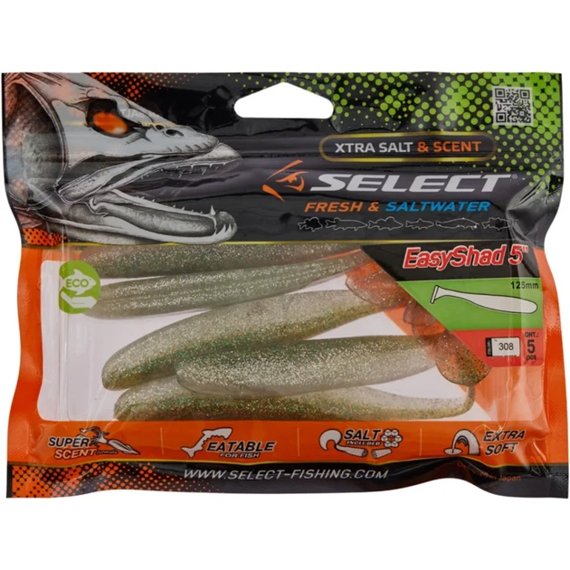 Силикон Select Easy Shad 5" #308 (5 шт/уп) - изображение 2
