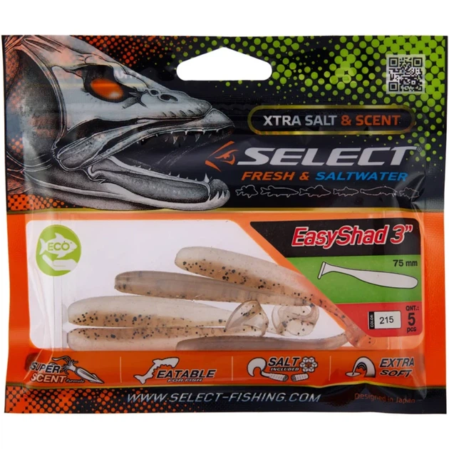 Силикон Select Easy Shad 3" #215 (5 шт/уп) - изображение 2