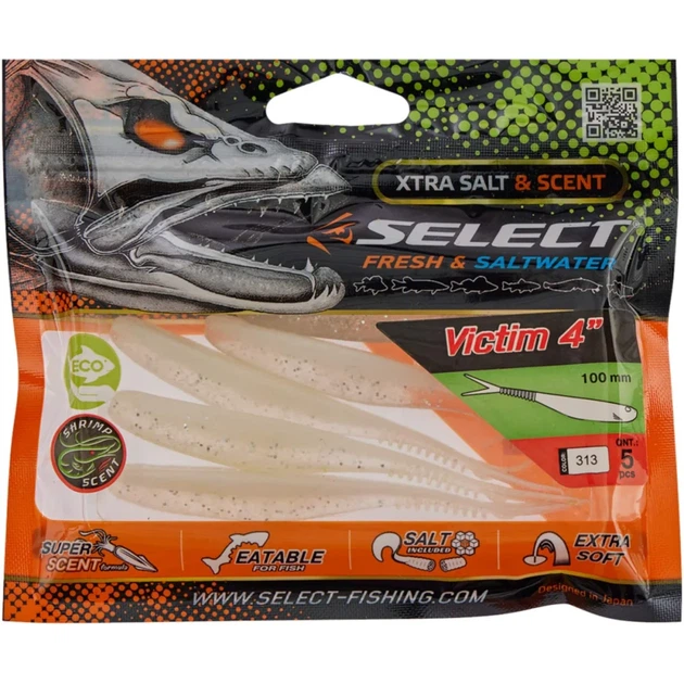 Силикон Select Victim V-Tail 4" #313 (5 шт/уп) - изображение 2