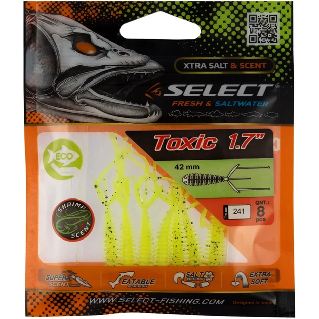 Силикон Select Toxic 1.7" #241 (8 шт/уп) - изображение 2