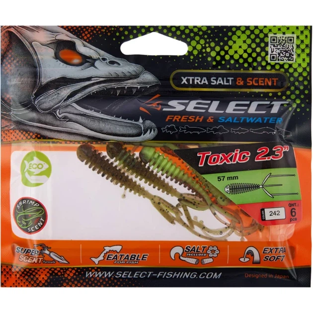Силикон Select Toxic 2.3" #242 (6 шт/уп) - изображение 2