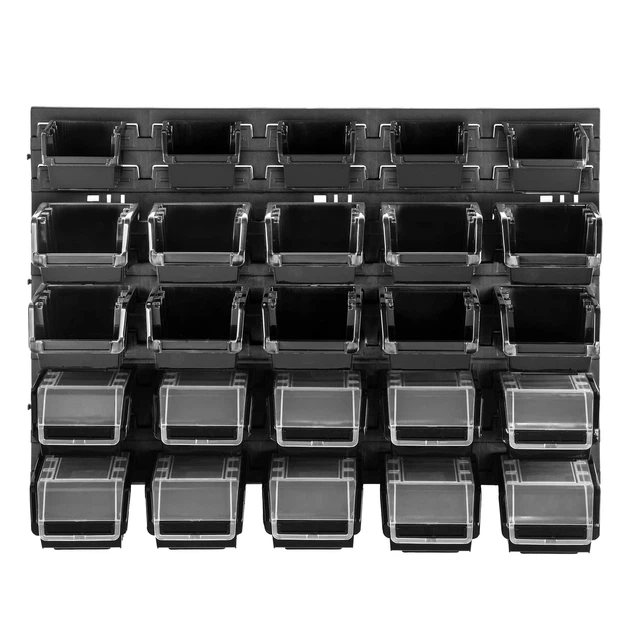 Tablica warsztatowa Kadax Lokke K7703 58 x 39 cm 25 elementów Czarna (5903699468555) - obraz 2