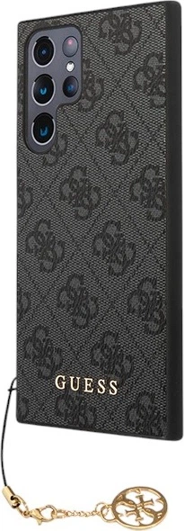 Etui plecki Guess 4G Charms Collection do Samsung Galaxy S24 Ultra Black (GUHCS24LGF4GGR) - obraz 3