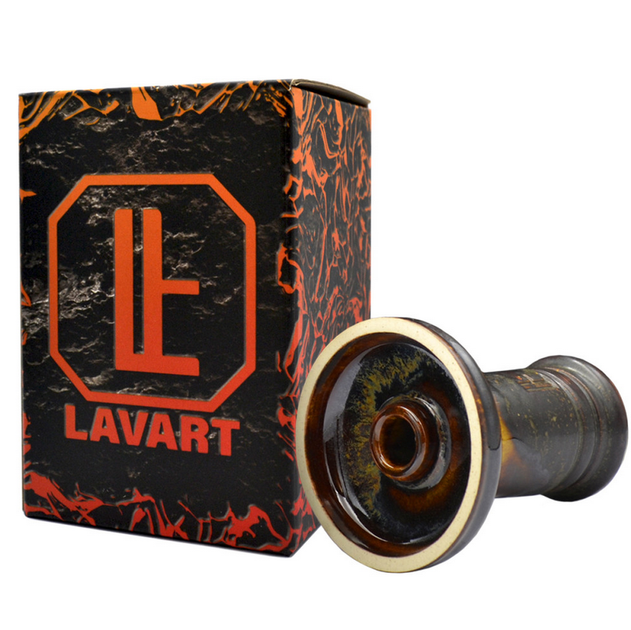 Глиняная чаша для кальяна Фаннел Lavart Aurora Amber - Фото 3 Глиняная чаша для кальяна Фаннел Lavart Aurora Amber - изображение 3