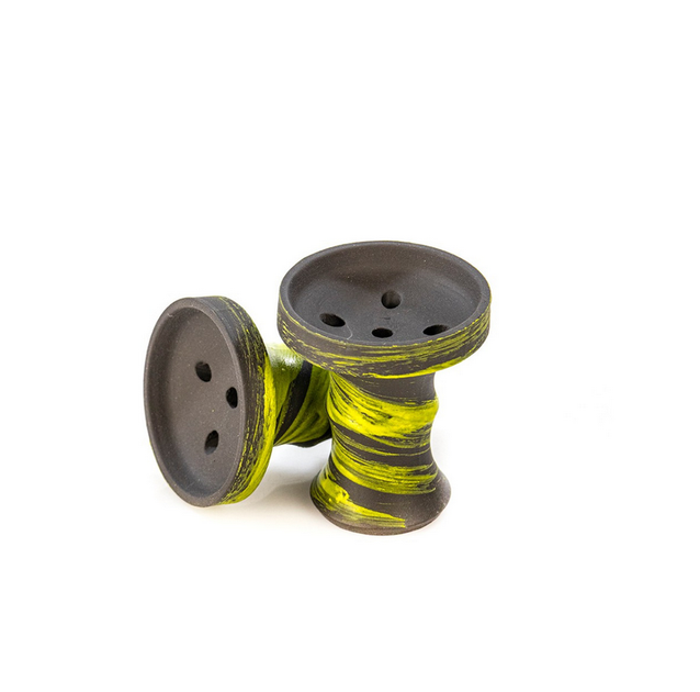 Чаша глиняная для кальяна классическая Personalka Bowl Yellow - изображение 2