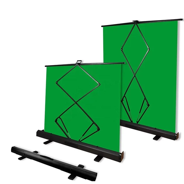 Мобильный фон хромакей GreenBean Chromakey Screen 2х2 м зеленый раскладной в кейсе с пантографом - изображение 2