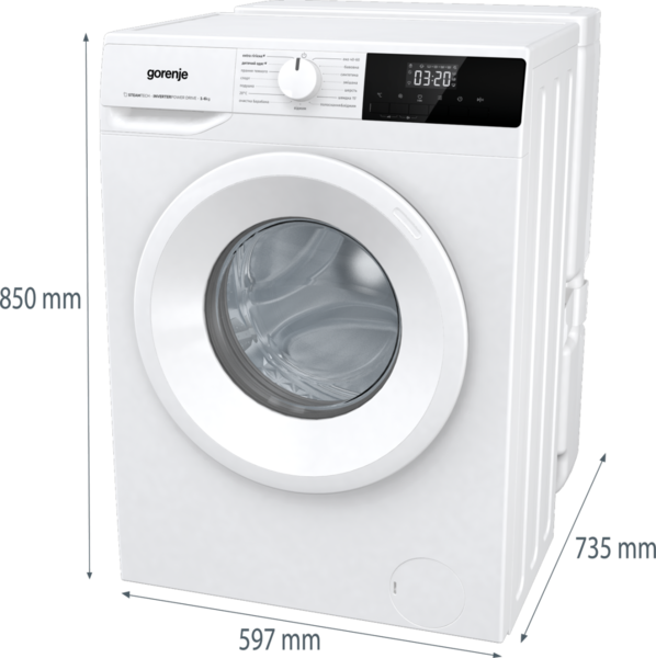 Пральна машина автоматична Gorenje WNHPI 62SCSIRV/UA (WFLP6012) - изображение 13