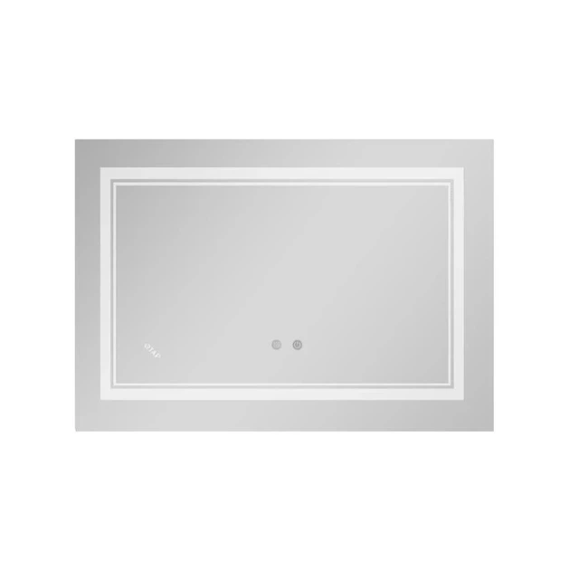 Дзеркало Qtap Cardinal (CA1) 800х600 з LED-підсвічуванням Touch, з антизапотіванням, з димером, рег. темп. кольору (3000-6500K) - Фото 3 Дзеркало Qtap Cardinal (CA1) 800х600 з LED-підсвічуванням Touch, з антизапотіванням, з димером, рег. темп. кольору (3000-6500K) - изображение 3