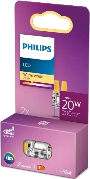 Żarówka LED Philips Capsule 2X 1.7 W G4 200 lm Warm white (8720169300613) - obraz 2