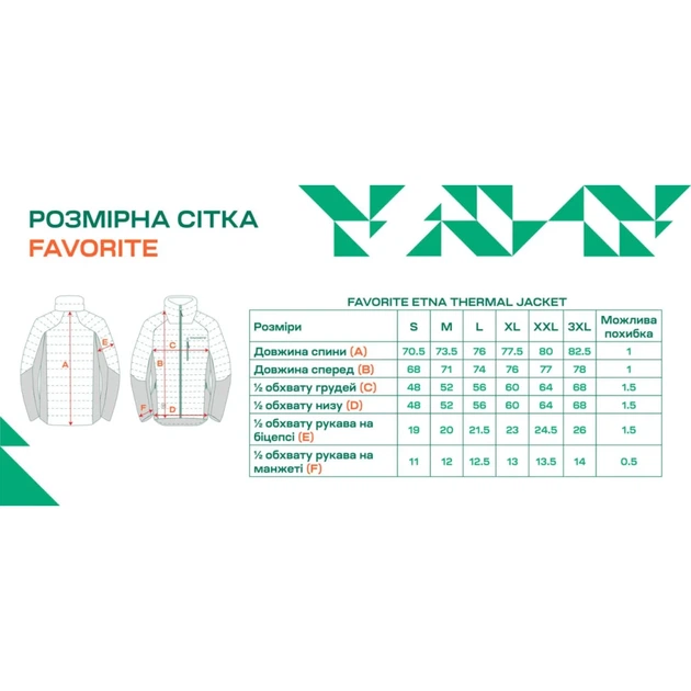 Куртка Favorite Etna Thermal Jacket 2XL Dark Grey - зображення 12