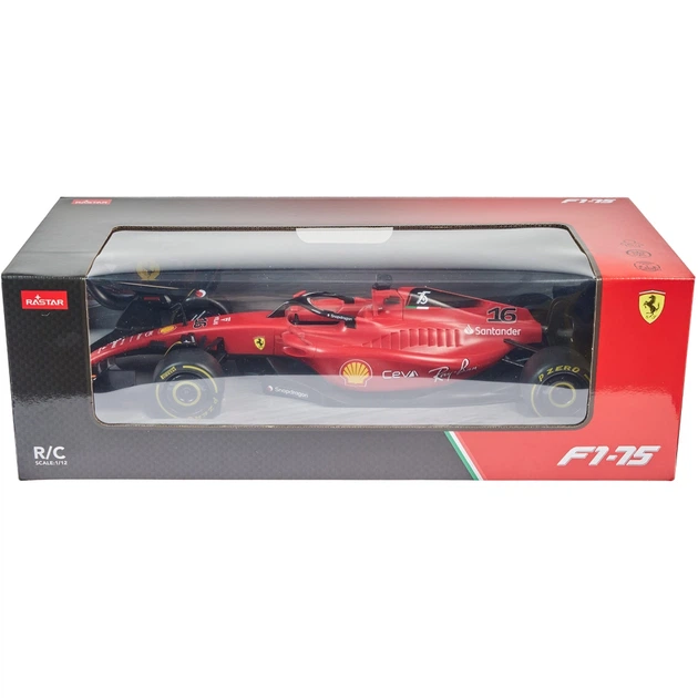 Машинка Rastar Ferrari F1 75 1:12 Червоний - Фото 9 Машинка Rastar Ferrari F1 75 1:12 Червоний - зображення 9