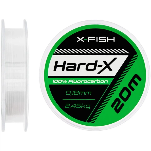 Флюорокарбон X-Fish Hard-X 20m (clear) 0.18mm 2.45kg - Фото 1 Флюорокарбон X-Fish Hard-X 20m (clear) 0.18mm 2.45kg - изображение 1