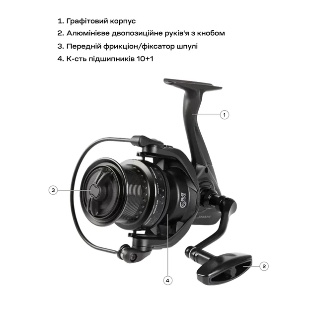 Котушка Brain NRG SE 5500S 10+1BB - зображення 7