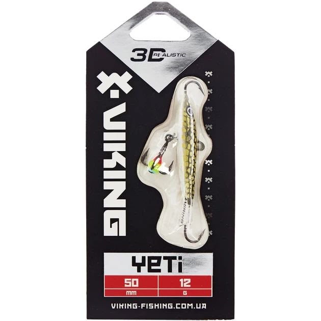 Балансир Viking Fishing Yeti Ice Jig 50mm 12.0g #13 Just Pike - изображение 2
