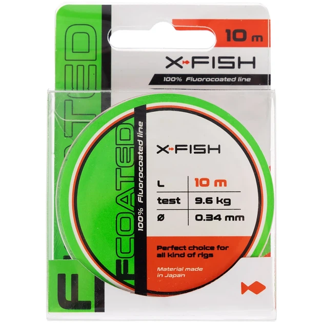 Флюорокарбон X-Fish FCoated 10m 0.34mm 9.6kg - зображення 2