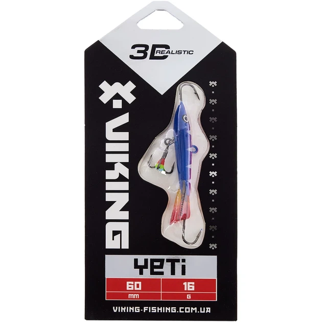 Балансир Viking Fishing Yeti Ice Jig 60mm 16.0g #9 Strange Perch - изображение 2