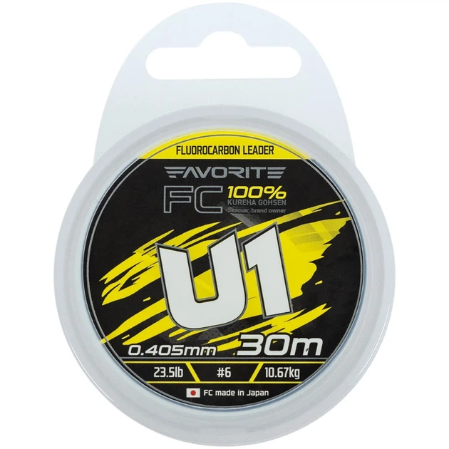 Флюорокарбон Favorite U1 FC 30m #6.0/0.405mm 23.5lb/10.67kg - изображение 2