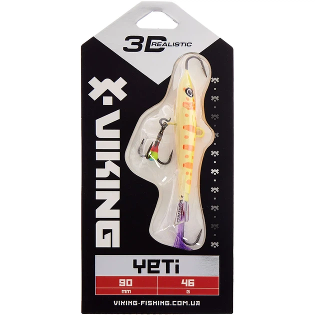 Балансир Viking Fishing Yeti Ice Jig 90mm 46.0g #6 Japanese School - изображение 2
