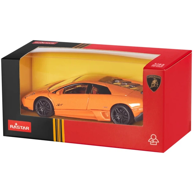 Машинка Rastar Murcielago LP 670-4 SV 1:43 Помаранчевий - зображення 2