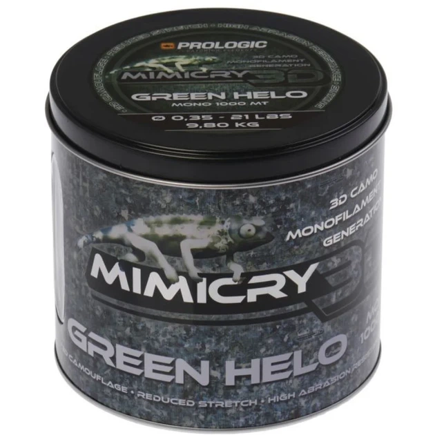 Леска Prologic Mimicry Green Helo 1000m 0.26mm 11lb/5.2kg - Фото 2 Леска Prologic Mimicry Green Helo 1000m 0.26mm 11lb/5.2kg - изображение 2