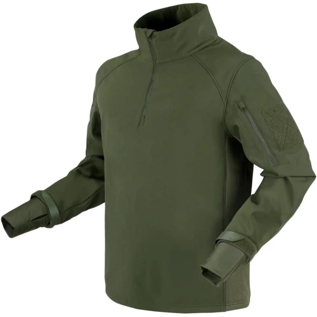 Куртка Condor-Clothing Patrol 1/4 Zip Soft Shell L Olive drab - изображение 3