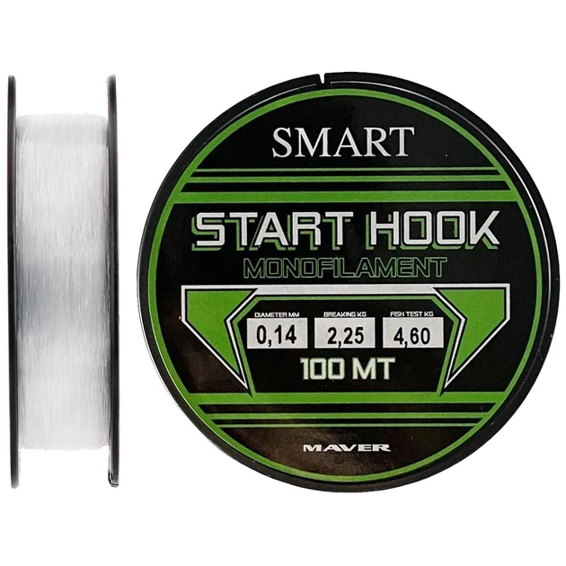 Леска Smart Start Hook 100m 0.14mm 2.25kg - Фото 1 Леска Smart Start Hook 100m 0.14mm 2.25kg - изображение 1