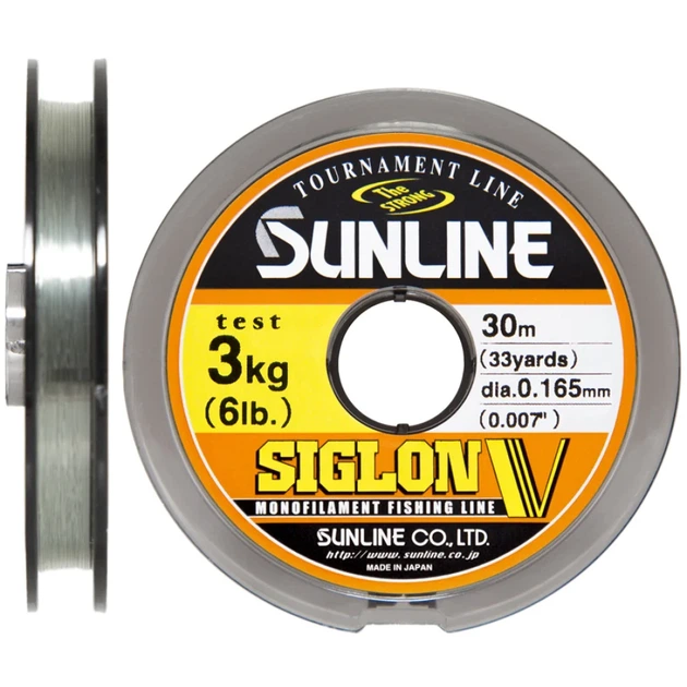Леска Sunline Siglon V 30m #1.0/0.165mm 3.0kg - Фото 1 Леска Sunline Siglon V 30m #1.0/0.165mm 3.0kg - изображение 1