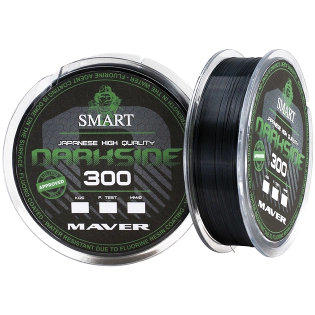 Волосінь Smart Monofilo Darkside 300m (black) 0.25mm 20lb/9.8kg - Фото 1 Волосінь Smart Monofilo Darkside 300m (black) 0.25mm 20lb/9.8kg - зображення 1