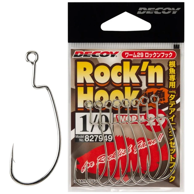 Крючок Decoy Worm29 Rockn Hook #2/0 (7 шт/уп) - Фото 1 Крючок Decoy Worm29 Rockn Hook #2/0 (7 шт/уп) - изображение 1