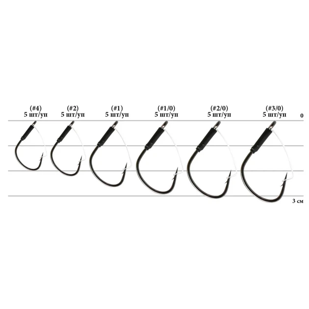 Крючок Decoy Worm105 Cover Finesse 02 (5 шт/уп) - Фото 2 Крючок Decoy Worm105 Cover Finesse 02 (5 шт/уп) - изображение 2
