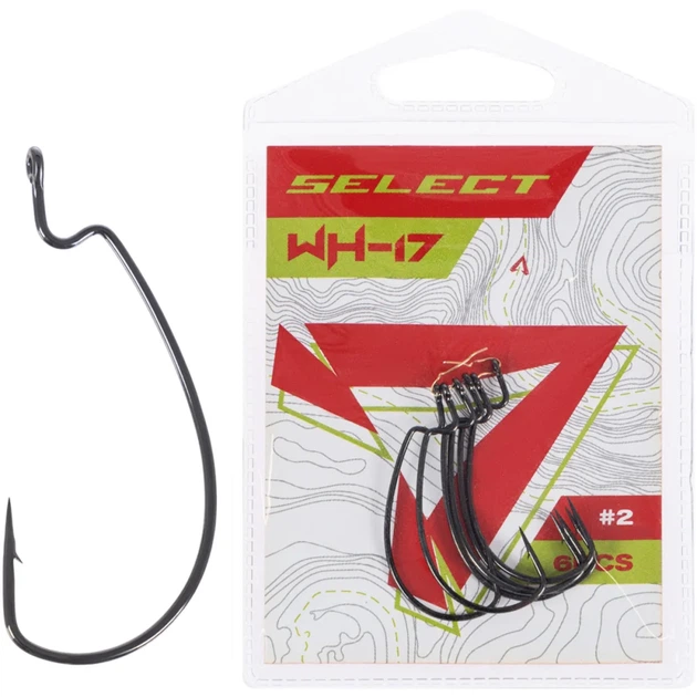 Крючок Select WH-17 #2 (6 шт/уп) - Фото 1 Крючок Select WH-17 #2 (6 шт/уп) - изображение 1