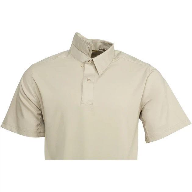 Теніска поло First Tactical Men’s V2 Pro Performance Short Sleeve Shirt XL Khaki - зображення 3