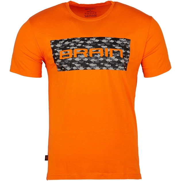 Футболка Brain 2022 S Orange - Фото 1 Футболка Brain 2022 S Orange - изображение 1